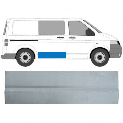 Pannello di riparazione porta scorrevole esterno per Volkswagen Transporter T5 2003-2015 / Destra 7144