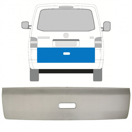 Lamiera di riparazione del portellone per Volkswagen Transporter T5 2003-2015 11386