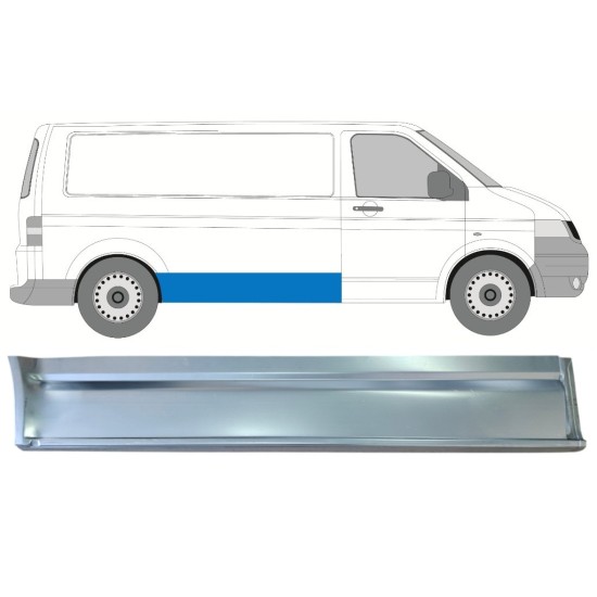 Pannello di riparazione pannello laterale per Volkswagen Transporter T5 2003-2015 / Destra 16668
