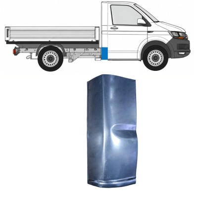 Lamiera di riparazione dell'angolo posteriore per Volkswagen Transporter T6 2015-2024 / Destra 17127