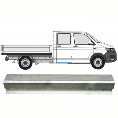 Lamiera di riparazione sottoporta posteriore per Volkswagen Transporter T6 2015-2024 / Sinistra = Destra (simmetrico) 17131