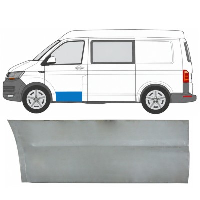 Lamiera di riparazione del rivestimento della porta anteriore per Volkswagen Transporter T6 2015-2024 / Sinistra 17122