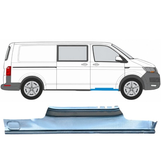Pannello di riparazione davanzale della porta anteriore per Volkswagen Transporter T6 2015-2024 / Destra 17111