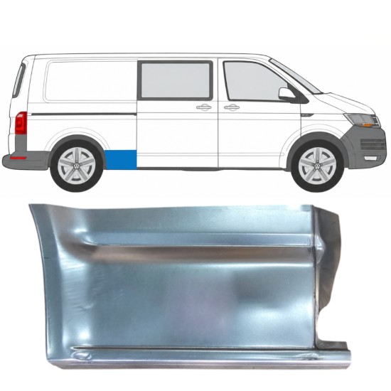 Pannello di riparazione parafango posteriore per Volkswagen Transporter T6 2015-2024 / Destra 17134
