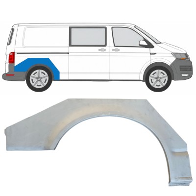 Pannello di riparazione parafango posteriore per Volkswagen Transporter T6 2015-2024 / Destra 17139