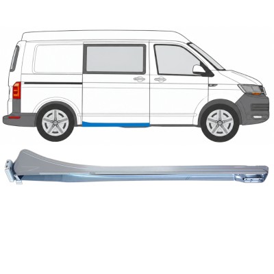 Rotaia Guida Porta laterale scorrevole per Volkswagen Transporter T6 2015-2024 / Destra 17203