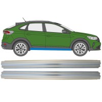 Pannello di riparazione sottoporta lamiera per Volkswagen Taigo 2021- / Sinistra+Destra / Set 14938