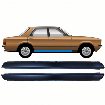 Sottoporta Lamiera Completo per Ford Taunus 1976-1982 / Sinistra+Destra / Set 11084