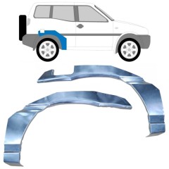 Pannello di riparazione parafango posteriore per Nissan Terrano II 1993-2005 / Sinistra+Destra / Set 9620