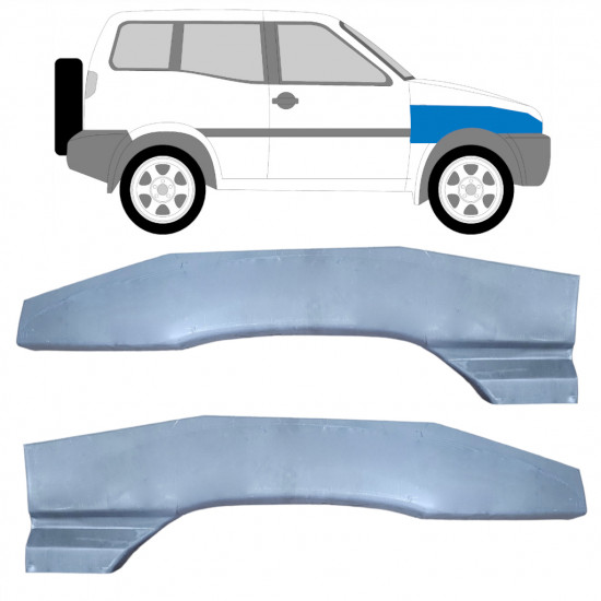 Pannello di riparazione parafango anteriore per Nissan Terrano II 1993-2005 / Sinistra+Destra / Set 9574
