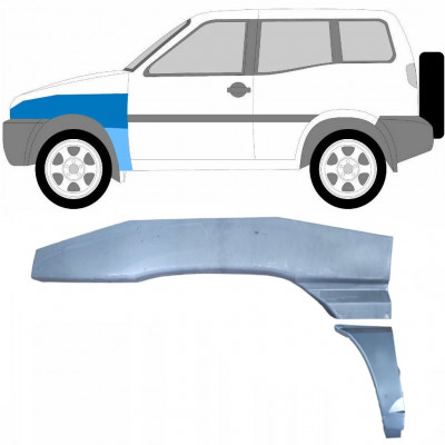 Pannello di riparazione parafango anteriore per Nissan Terrano II 1993-2005 / Sinistra / Set 10060