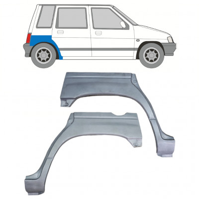 Pannello di riparazione parafango posteriore per Daewoo Tico 1991-2000 / Sinistra+Destra / Set 12525