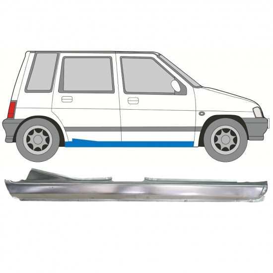 Sottoporta Lamiera Completo per Daewoo Tico 1991-2000 / Destra 12520