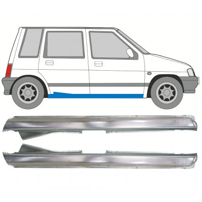 Pannello di riparazione sottoporta lamiera per Daewoo Tico 1991-2000 / Sinistra+Destra / Set 12522