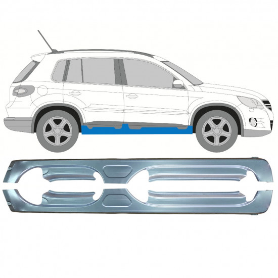 Sottoporta Lamiera Completo per Volkswagen Tiguan 2007-2016 / Sinistra+Destra / Set 11613