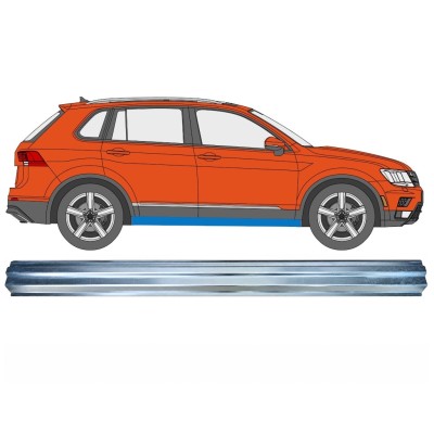Pannello di riparazione sottoporta inferiore per Volkswagen Tiguan 2016-2024 / Destra 17220