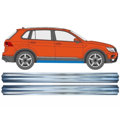 Pannello di riparazione sottoporta inferiore per Volkswagen Tiguan 2016-2024 / Sinistra+Destra / Set 17222