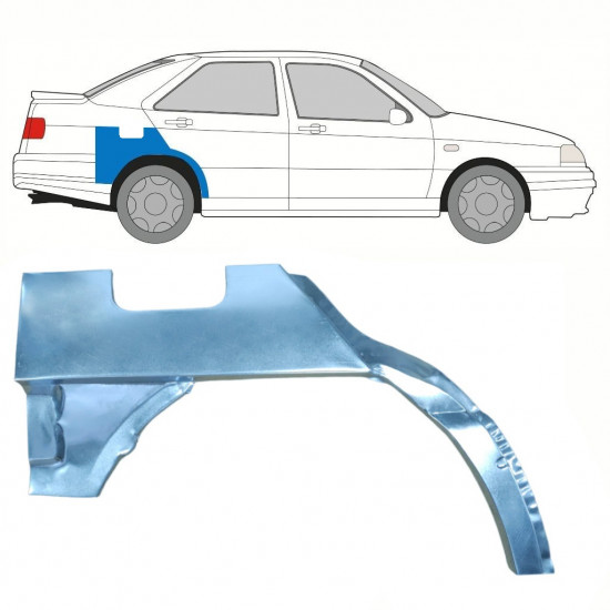 Pannello di riparazione parafango posteriore per Seat Toledo I 1991-1999 / Destra 10802