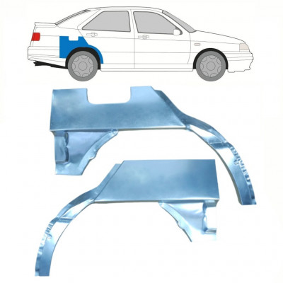Pannello di riparazione parafango posteriore per Seat Toledo I 1991-1999 / Sinistra+Destra / Set 10804