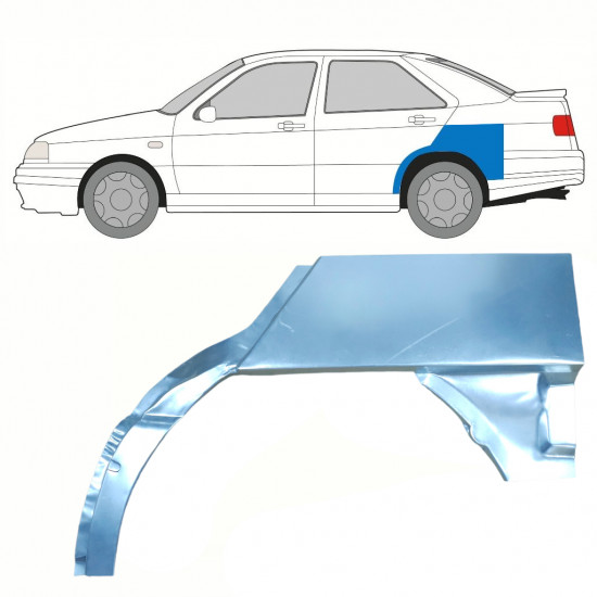 Pannello di riparazione parafango posteriore per Seat Toledo I 1991-1999 / Sinistra 10803