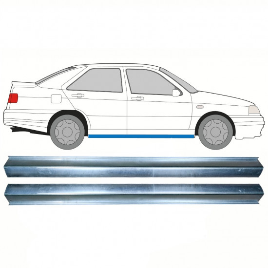 Pannello di riparazione sottoporta lamiera per Seat Toledo I 1991-1999 / Sinistra = Destra (simmetrico) / Set 10326