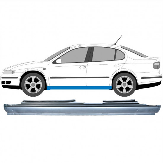 Sottoporta Lamiera Completo per Seat Leon 1999-2004 / Sinistra 15736
