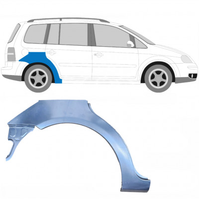 Pannello di riparazione parafango posteriore per Volkswagen Touran 2003-2010 / Destra 8509