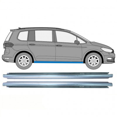 Pannello di riparazione sottoporta lamiera per Volkswagen Touran 2015- / Sinistra = Destra (simmetrico) / Set 10660