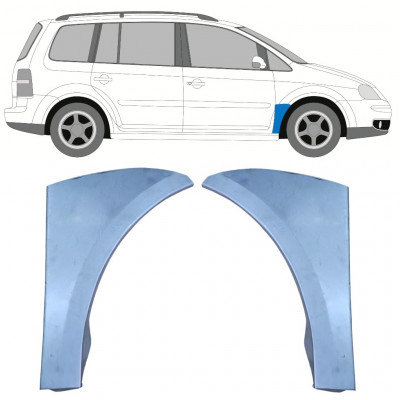 Pannello di riparazione parafango anteriore per Volkswagen Touran 2003-2010 / Sinistra+Destra / Set 9737