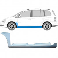 Lamiera di riparazione sottoporta completo e parafango anteriore per Volkswagen Touran 2003-2010 / Sinistra / Set 11165