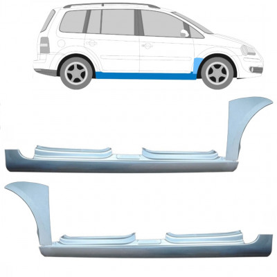 Lamiera di riparazione sottoporta completo e parafango anteriore per Volkswagen Touran 2003-2010 / Set 11166
