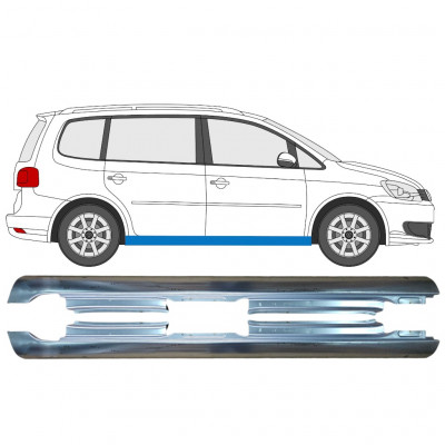 Sottoporta Lamiera Completo per Volkswagen Touran 2010-2015 / Sinistra+Destra / Set 10000