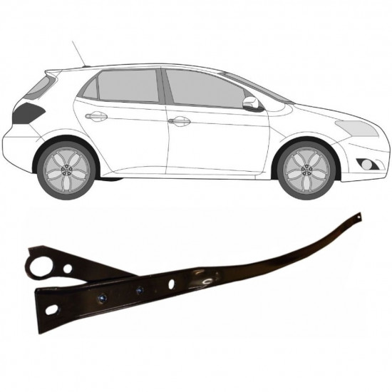 Cinghie serbatoio carburante per Toyota Auris 2007-2012 7067