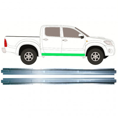 Sottoporta interno per Toyota Hilux 2005-2015 / Sinistra+Destra / Set 11457