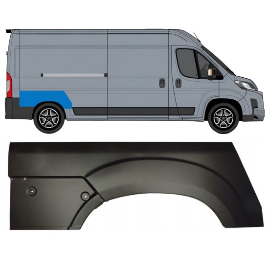 Pannello di riparazione parafango posteriore per Toyota Proace Max 2024- / Destra 16693