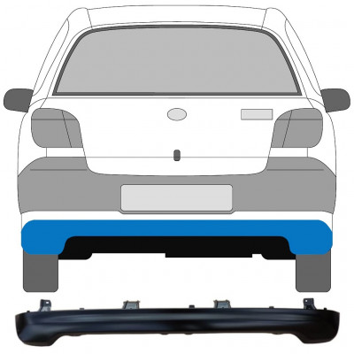 Paraurti posteriore per Toyota Yaris 2003-2005 7065