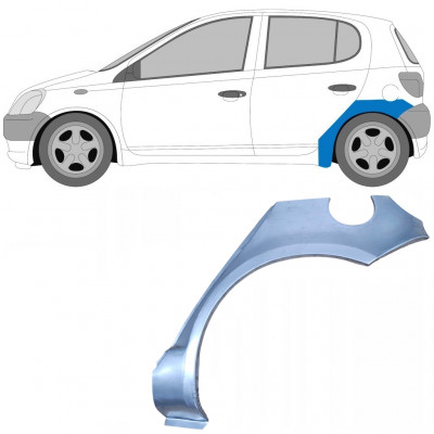 Pannello di riparazione parafango posteriore per Toyota Yaris 1999-2005 / Sinistra 6219
