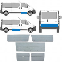 Lamierato riparazione porta per Nissan Primastar 2001-2014 / Sinistra+Destra / Set 14358