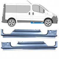 Pannello di riparazione sottoporta lamiera per Opel Vivaro 2001-2014 / Sinistra+Destra / Set 13246