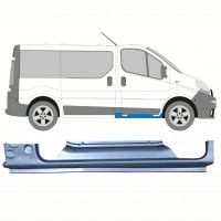 Pannello di riparazione sottoporta lamiera per Renault Trafic 2001-2014 / Destra 8574