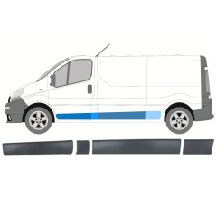 Set di modanature laterali per Opel Vivaro 2001-2014 / Sinistra / 13907