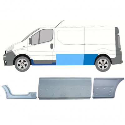 Set di pannelli di riparazione per Opel Vivaro 2001-2014 / Sinistra / 13307
