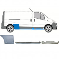 Set di pannelli di riparazione per Opel Vivaro 2001-2014 / Destra / 13304