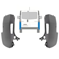 Angolo paraurti posteriore per Opel Vivaro 2001-2014 / Sinistra+Destra / Set 15306