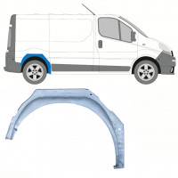 Pannello di riparazione arco ruota posteriore interno per Nissan Primastar 2001-2014 / Destra 13892