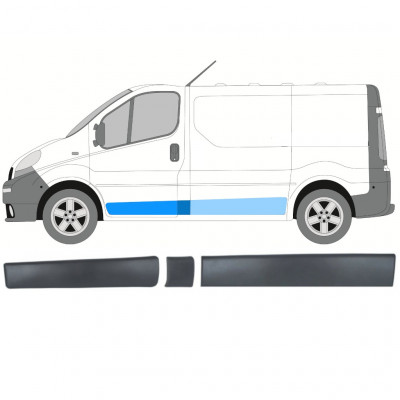 Set di modanature laterali per Nissan Primastar 2001-2014 / Sinistra 13904