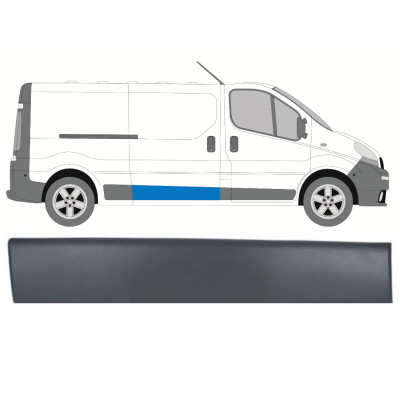 Modanatura porta scorrevole per Opel Vivaro 2001-2014 / Destra 13121