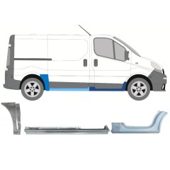 Set di pannelli di riparazione per Renault Trafic 2001-2014 / Destra / 11231