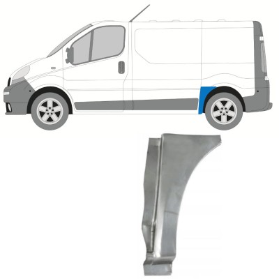 Pannello di riparazione parafango posteriore per Renault Trafic 2001-2014 / Sinistra 15763