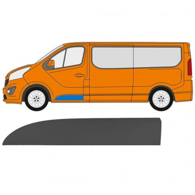 Modanatura porta anteriore per Opel Vivaro 2014-2019 / Sinistra 13317
